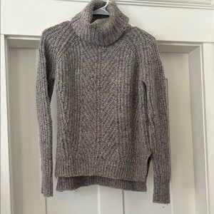 Women's Gray Turtleneck Sweater